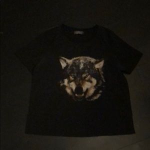 Women’s black lightweight polyester top